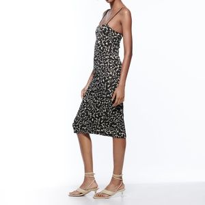 NWT Zara Jacquard Dress